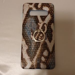 BLUE SNAKE VELVET CAVIAR CASE GALAXY S10+